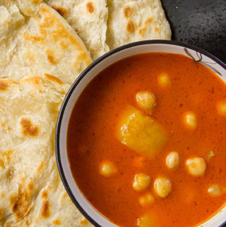 Chickpeas-potato-curry