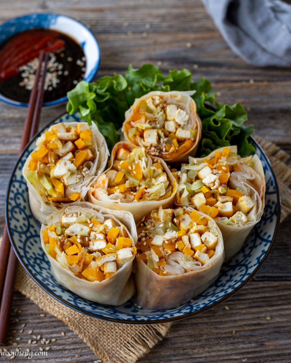 Papiah Rice How to Make a Delicious Taiwanese Run Bing (Popiah) - WoonHeng