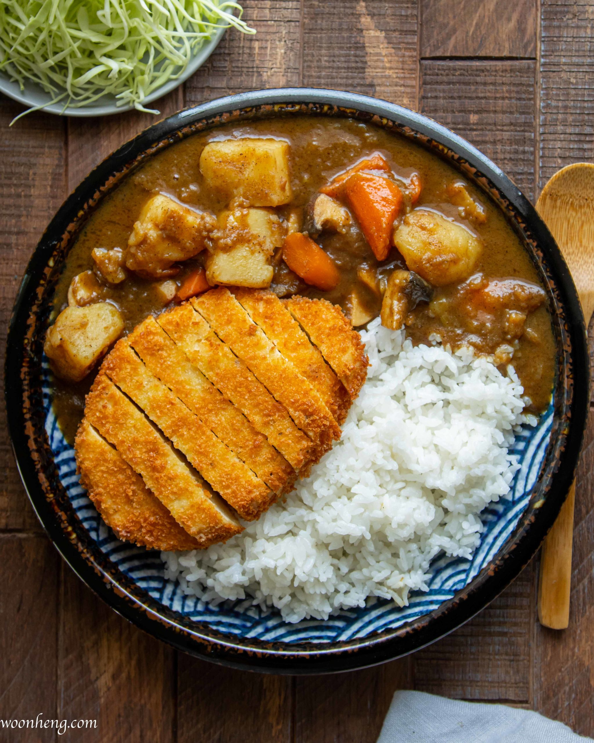 How to Make a delicious Tofu Katsu Curry (Vegan) - WoonHeng