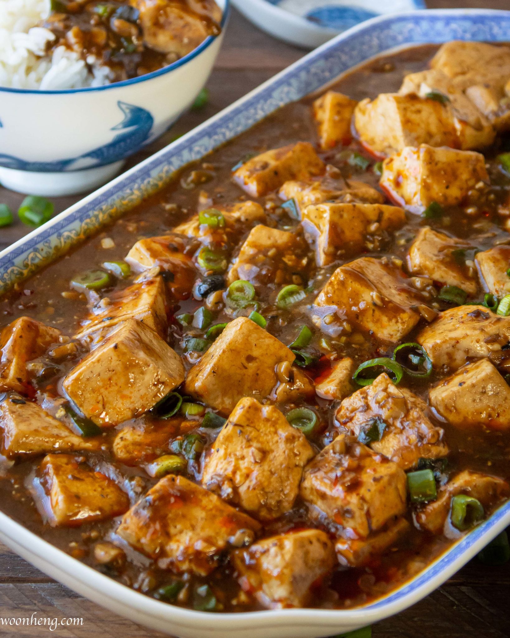 How to Make a Tasty Vegan 30-minute Mapo Tofu - WoonHeng